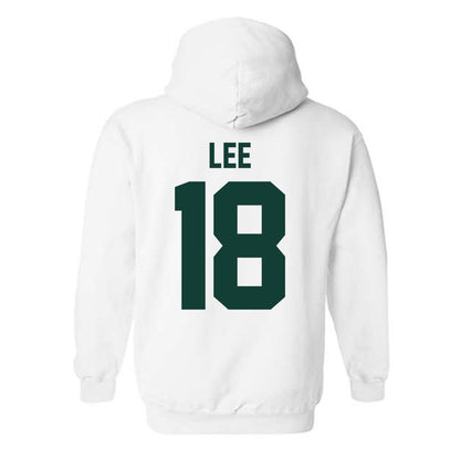 Michigan State - NCAA Men's Ice Hockey : Ryker Lee - Classic Shersey Hooded Sweatshirt-1