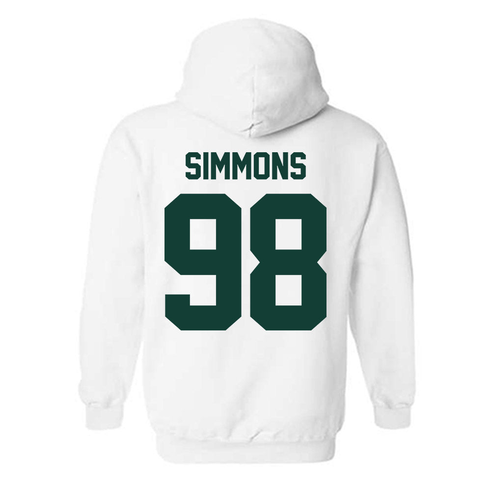 Michigan State - NCAA Football : Derrick Simmons - Classic Shersey Hooded Sweatshirt-4