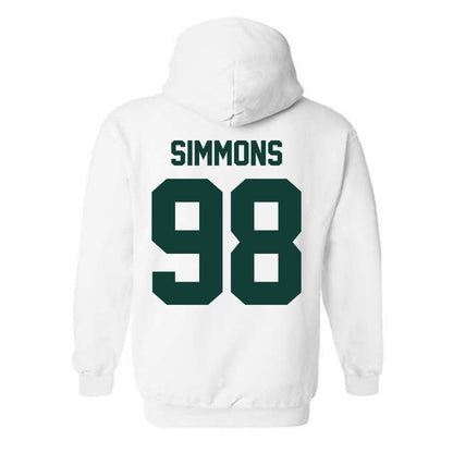 Michigan State - NCAA Football : Derrick Simmons - Classic Shersey Hooded Sweatshirt-4