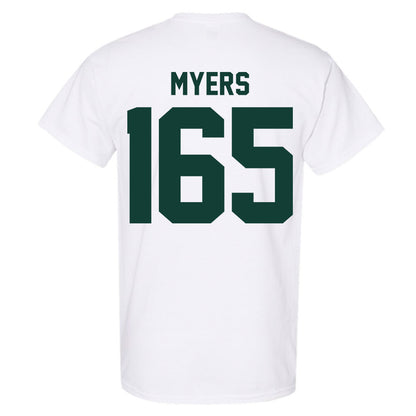 Michigan State - NCAA Wrestling : Duke Myers - Classic Shersey T-Shirt-1
