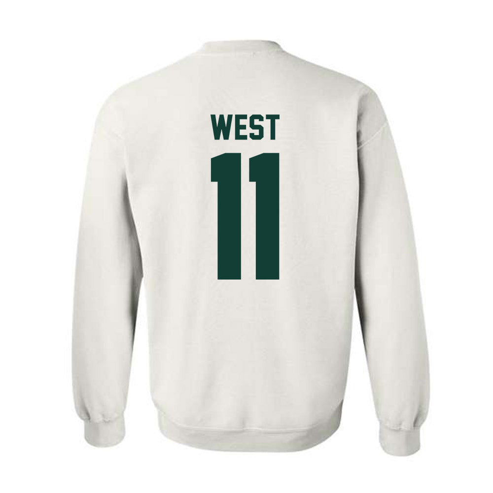 Michigan State - NCAA Men's Ice Hockey : Owen West - Classic Shersey Crewneck Sweatshirt-1
