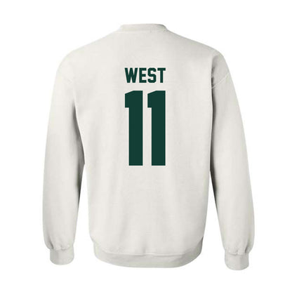 Michigan State - NCAA Men's Ice Hockey : Owen West - Classic Shersey Crewneck Sweatshirt-1