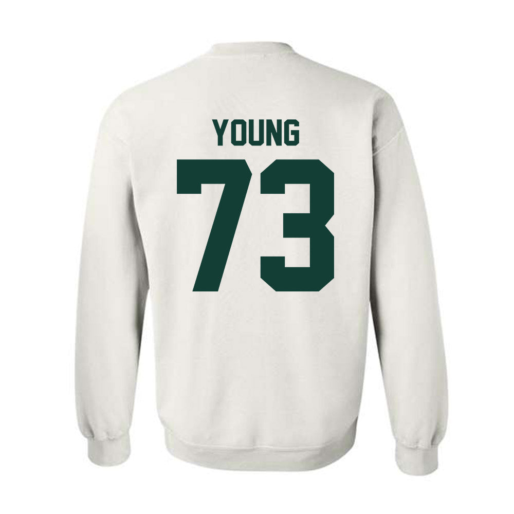 Michigan State - NCAA Football : Rustin Young - Classic Shersey Crewneck Sweatshirt-1