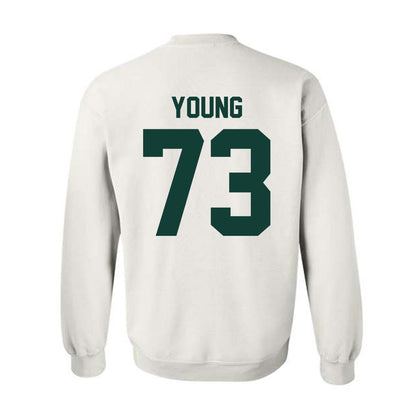 Michigan State - NCAA Football : Rustin Young - Classic Shersey Crewneck Sweatshirt-1