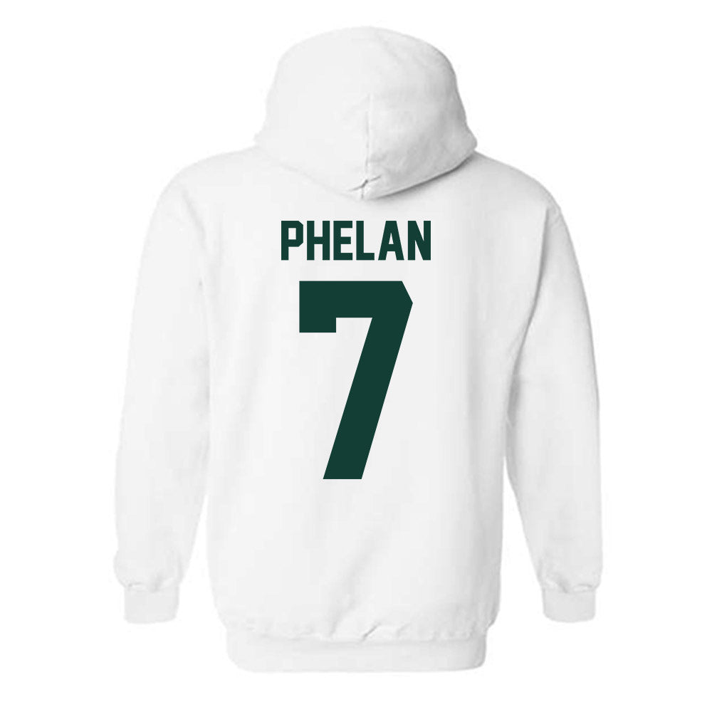 Michigan State - NCAA Men's Soccer : Aidan Phelan - Classic Shersey Hooded Sweatshirt-4