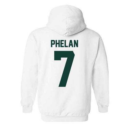 Michigan State - NCAA Men's Soccer : Aidan Phelan - Classic Shersey Hooded Sweatshirt-4