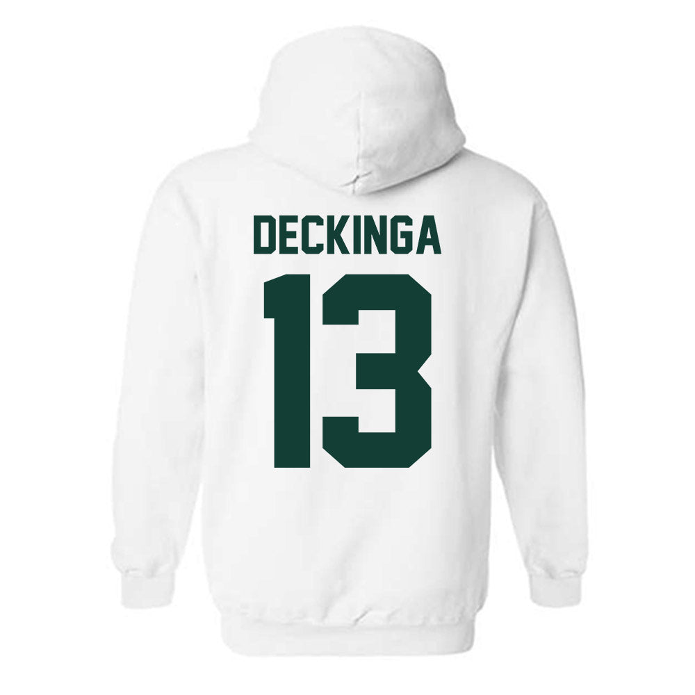 Michigan State - NCAA Baseball : CJ Deckinga - Classic Shersey Hooded Sweatshirt-1
