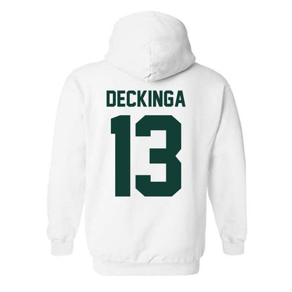 Michigan State - NCAA Baseball : CJ Deckinga - Classic Shersey Hooded Sweatshirt-1
