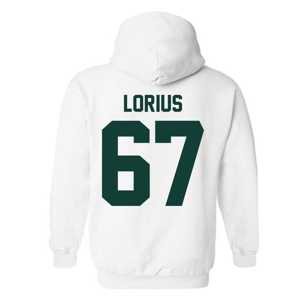Michigan State - NCAA Football : Hayden Lorius - Classic Shersey Hooded Sweatshirt-1