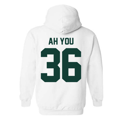 Michigan State - NCAA Football : Leonard Ah You - Classic Shersey Hooded Sweatshirt-1