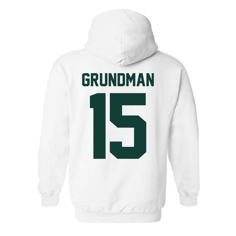 Michigan State - NCAA Baseball : Gannon Grundman - Classic Shersey Hooded Sweatshirt-1