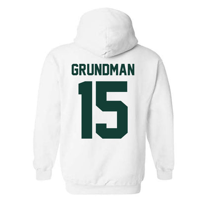Michigan State - NCAA Baseball : Gannon Grundman - Classic Shersey Hooded Sweatshirt-1