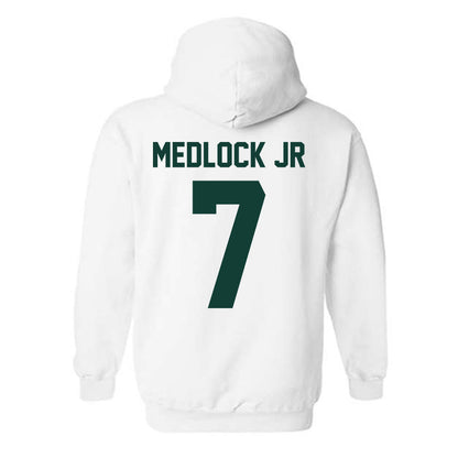 Michigan State - NCAA Men's Basketball : Carlos Medlock jr - Classic Shersey Hooded Sweatshirt-4