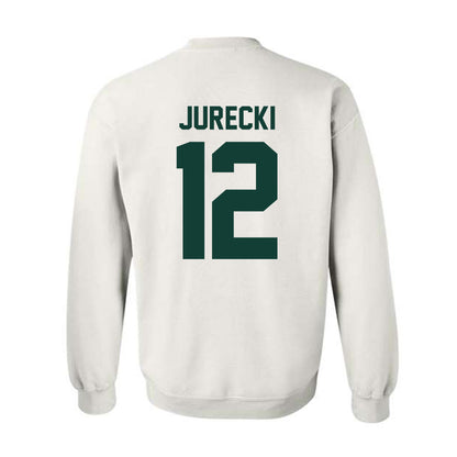 Michigan State - NCAA Men's Ice Hockey : Griffin Jurecki - Classic Shersey Crewneck Sweatshirt-1