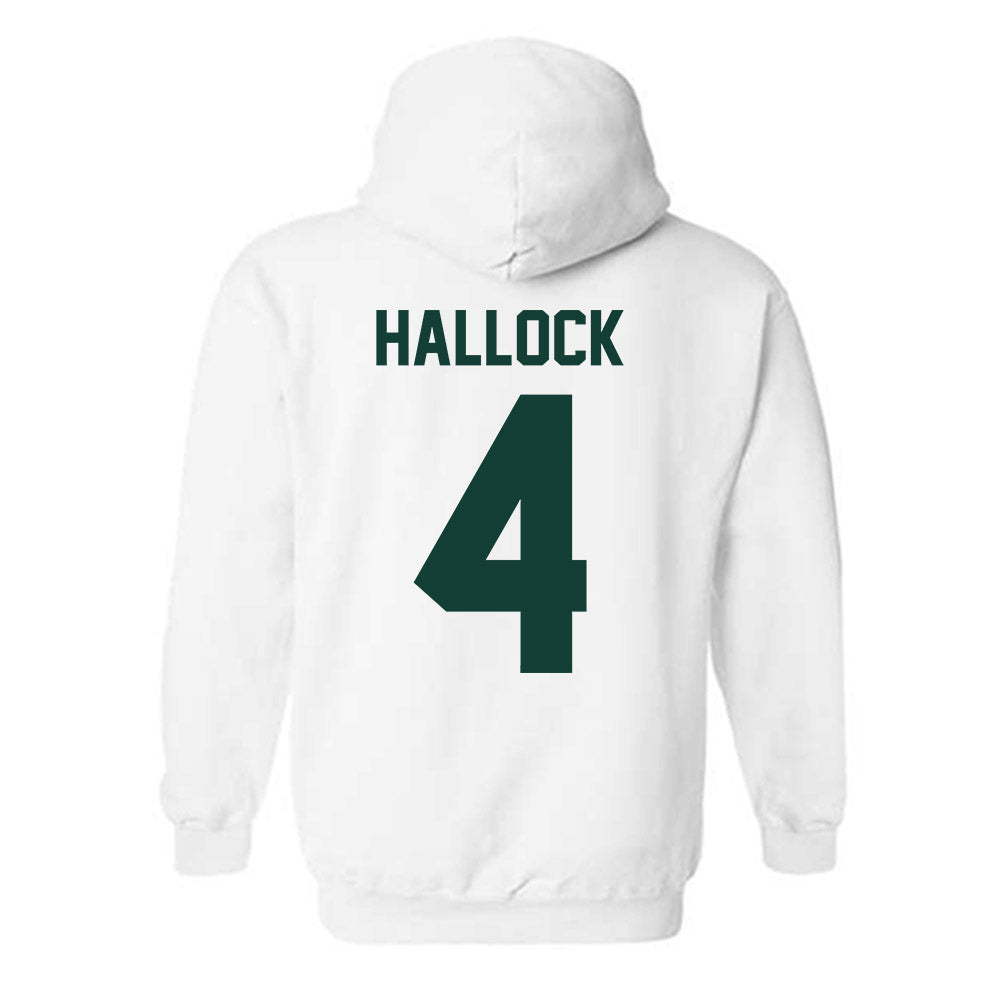 Michigan State - NCAA Women's Basketball : Theryn Hallock - Classic Shersey Hooded Sweatshirt-1