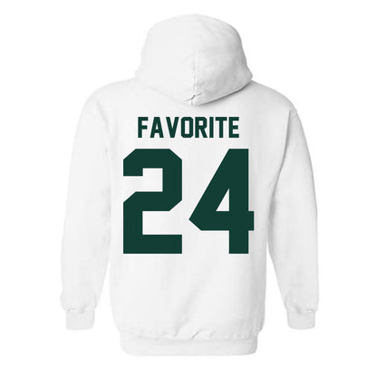Michigan State - NCAA Football : Jeremiah Favorite - Classic Shersey Hooded Sweatshirt-1