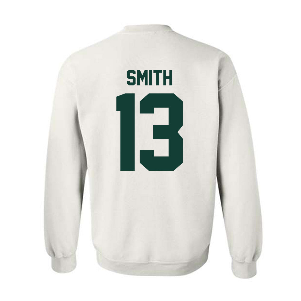 Michigan State - NCAA Football : Isaac Smith - Classic Shersey Crewneck Sweatshirt-4