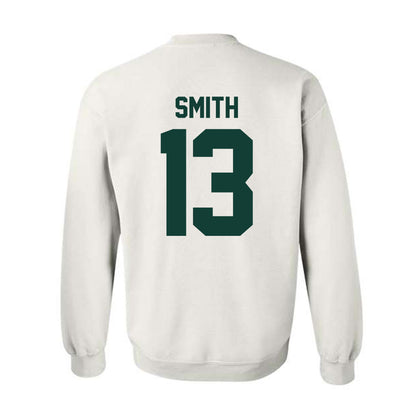 Michigan State - NCAA Football : Isaac Smith - Classic Shersey Crewneck Sweatshirt-4