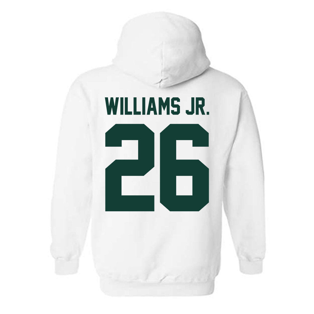 Michigan State - NCAA Football : Cedric Williams Jr. - Classic Shersey Hooded Sweatshirt-4