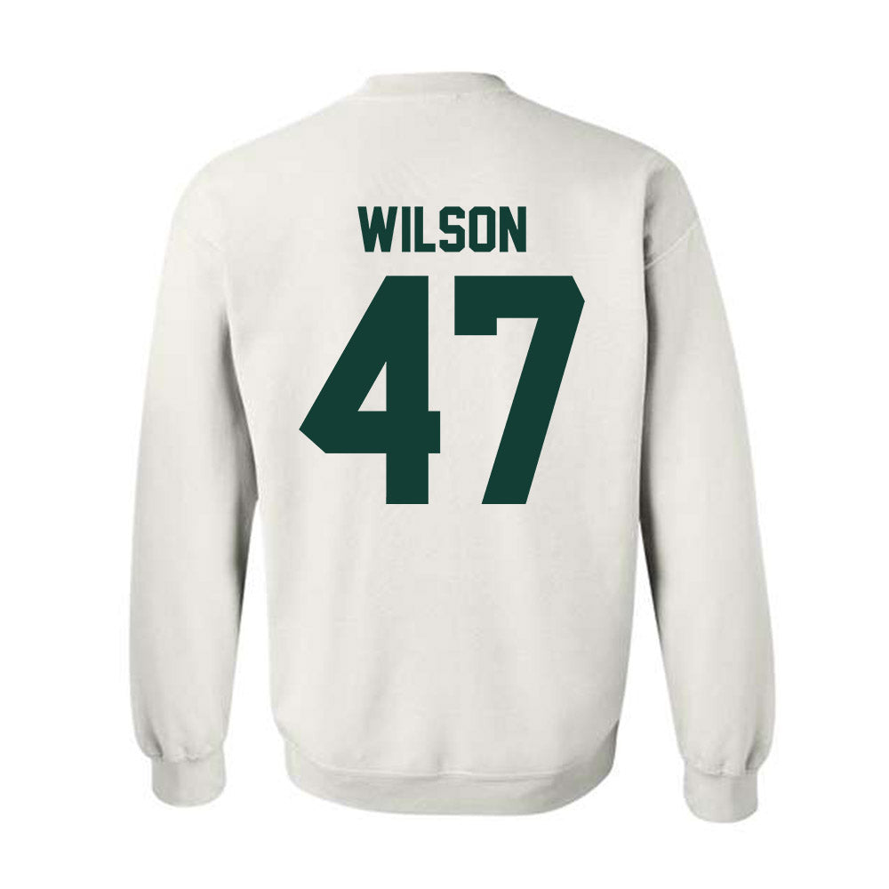 Michigan State - NCAA Football : Jaxson Wilson - Classic Shersey Crewneck Sweatshirt-4