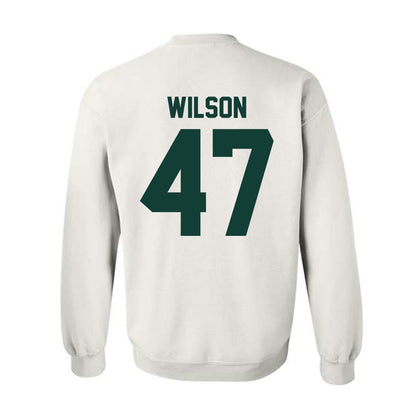 Michigan State - NCAA Football : Jaxson Wilson - Classic Shersey Crewneck Sweatshirt-4