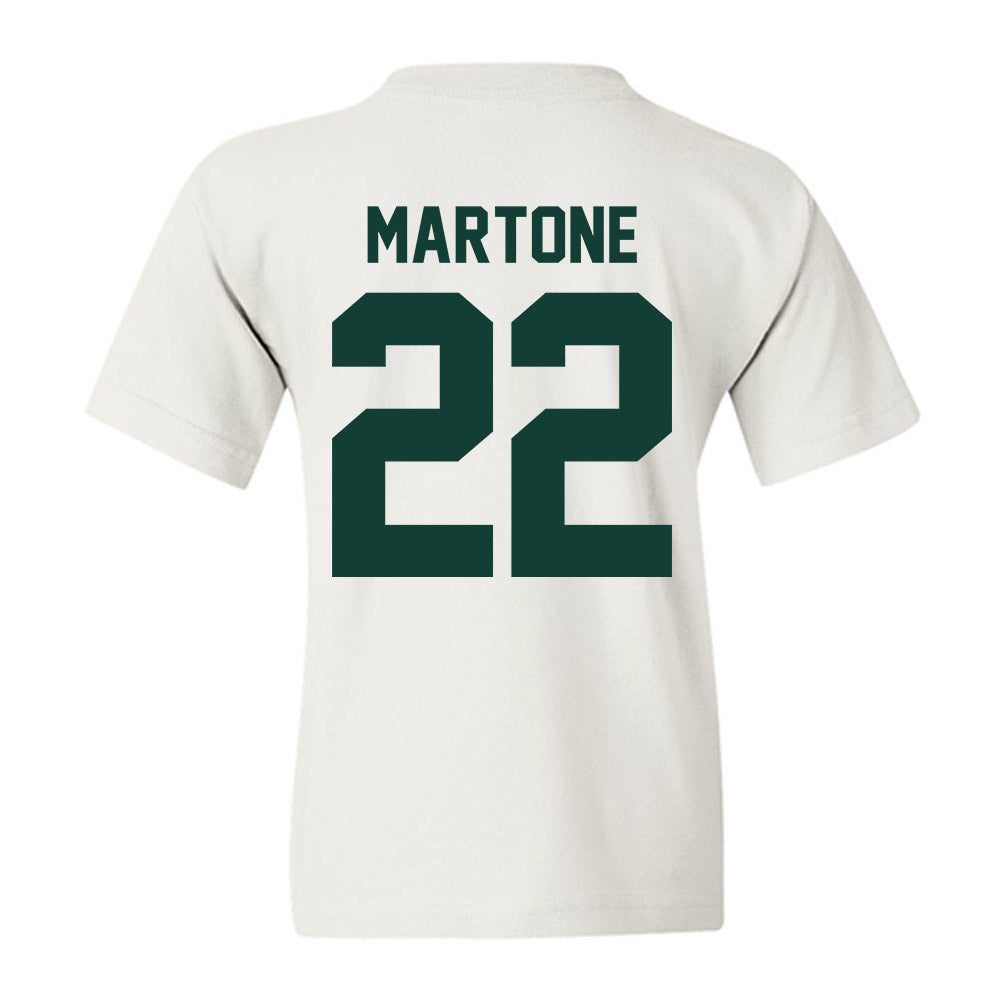 Michigan State - NCAA Men's Ice Hockey : Porter Martone - Classic Shersey Youth T-Shirt-1
