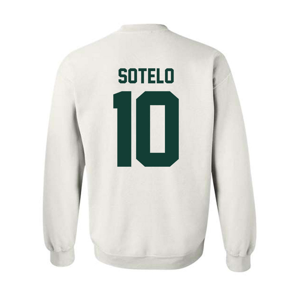 Michigan State - NCAA Women's Basketball : Ines Sotelo - Classic Shersey Crewneck Sweatshirt-1