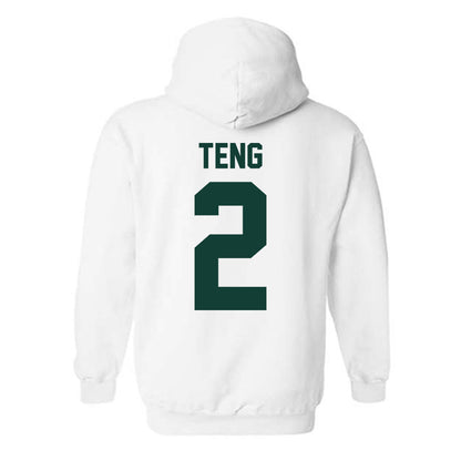 Michigan State - NCAA Men's Basketball : Kur Teng - Classic Shersey Hooded Sweatshirt-1