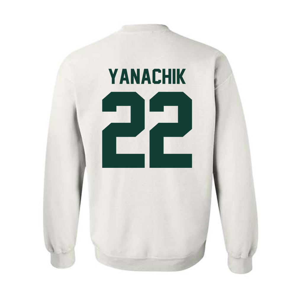 Michigan State - NCAA Football : Jack Yanachik - Classic Shersey Crewneck Sweatshirt-1