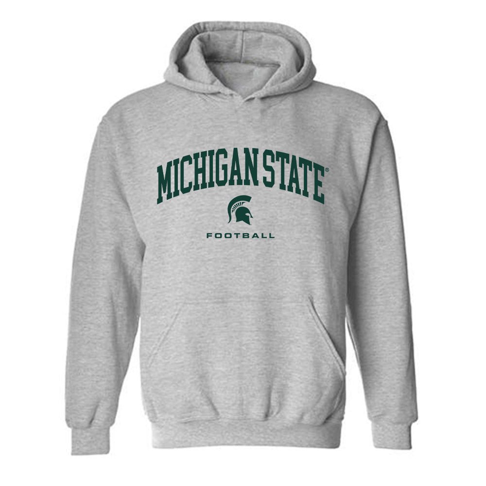 Michigan State - NCAA Football : Cole Bertke - Classic Shersey Hooded Sweatshirt-2