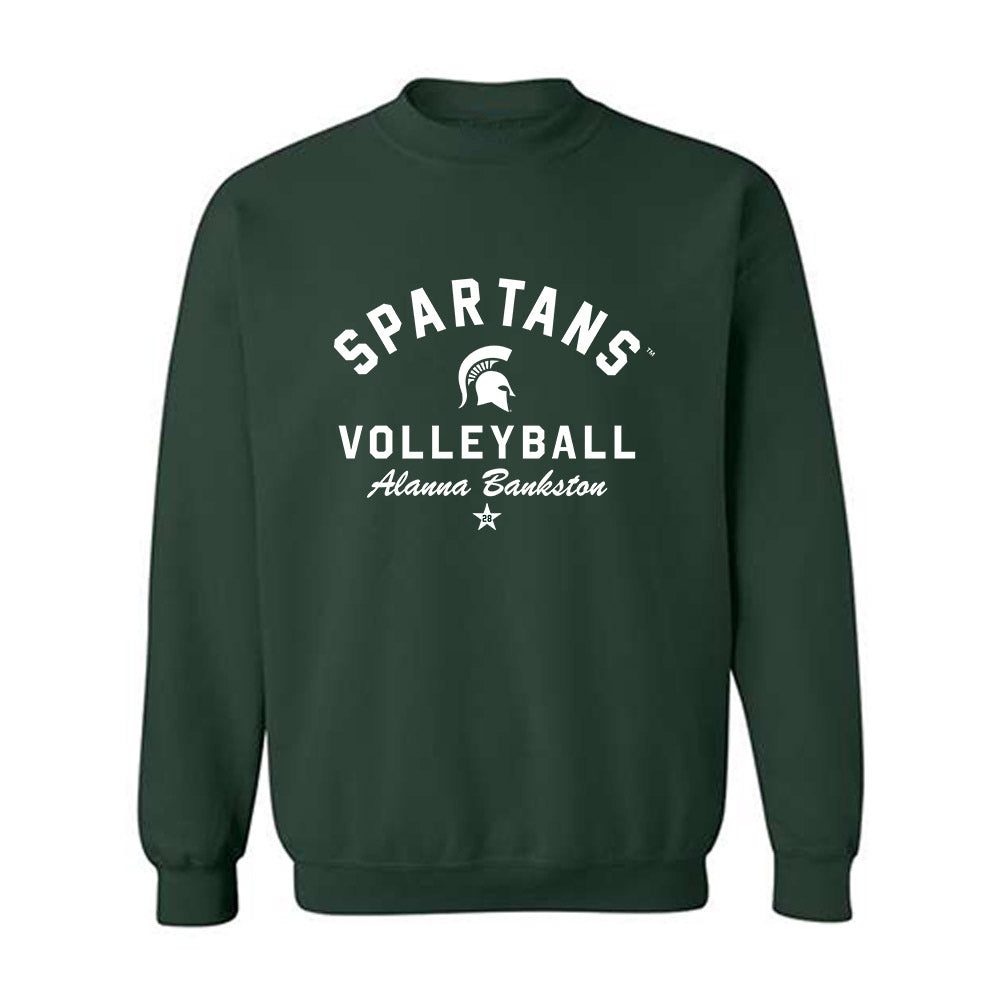 Michigan State - NCAA Women's Volleyball : Alanna Bankston - Classic Shersey Crewneck Sweatshirt-1