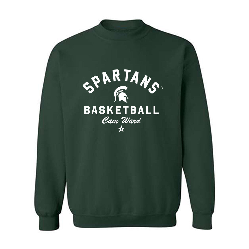Michigan State - NCAA Men's Basketball : Cam Ward - Classic Shersey Crewneck Sweatshirt-0