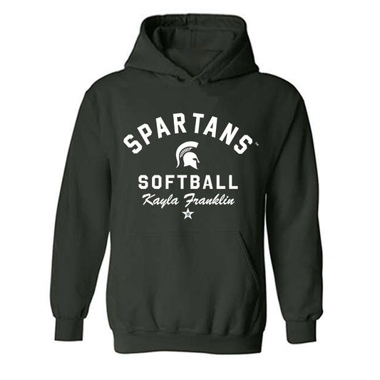 Michigan State - NCAA Softball : Kayla Franklin - Classic Shersey Hooded Sweatshirt-0