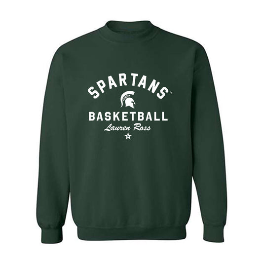 Michigan State - NCAA Women's Basketball : Lauren Ross - Classic Shersey Crewneck Sweatshirt-0