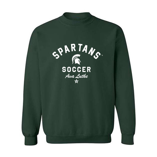 Michigan State - NCAA Women's Soccer : Ava Lutke - Classic Shersey Crewneck Sweatshirt-0