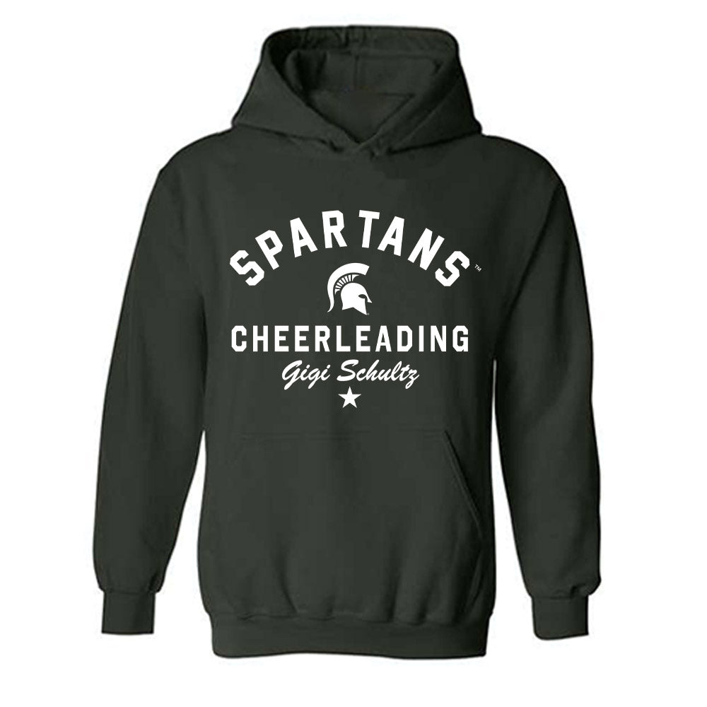 Michigan State - NCAA Cheerleading : Gigi Schultz - Classic Shersey Hooded Sweatshirt-0