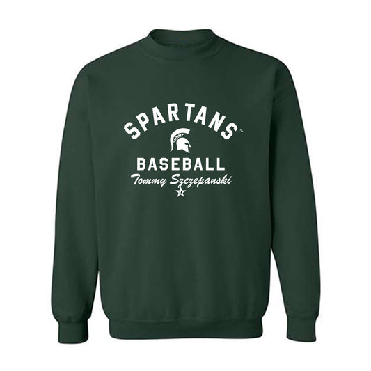 Michigan State - NCAA Baseball : Tommy Szczepanski - Classic Shersey Crewneck Sweatshirt-0