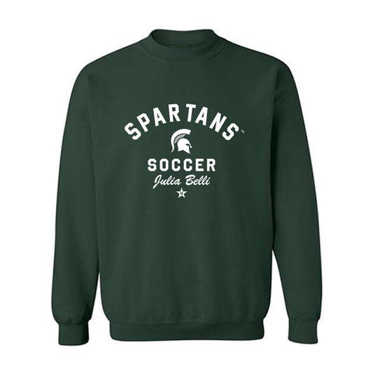 Michigan State - NCAA Women's Soccer : Julia Belli - Classic Shersey Crewneck Sweatshirt-0