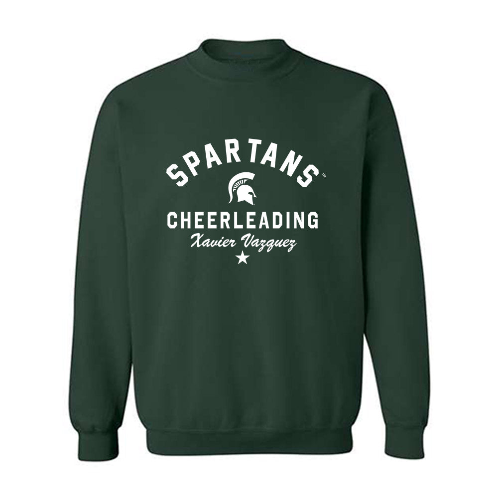 Michigan State - NCAA Cheerleading : Xavier Vazquez - Classic Shersey Crewneck Sweatshirt-0