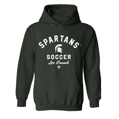 Michigan State - NCAA Men's Soccer : Leo Conneh - Classic Shersey Hooded Sweatshirt-1