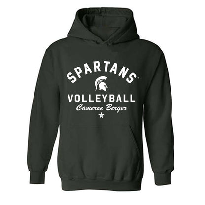 Michigan State - NCAA Women's Volleyball : Cameron Berger - Classic Shersey Hooded Sweatshirt-1