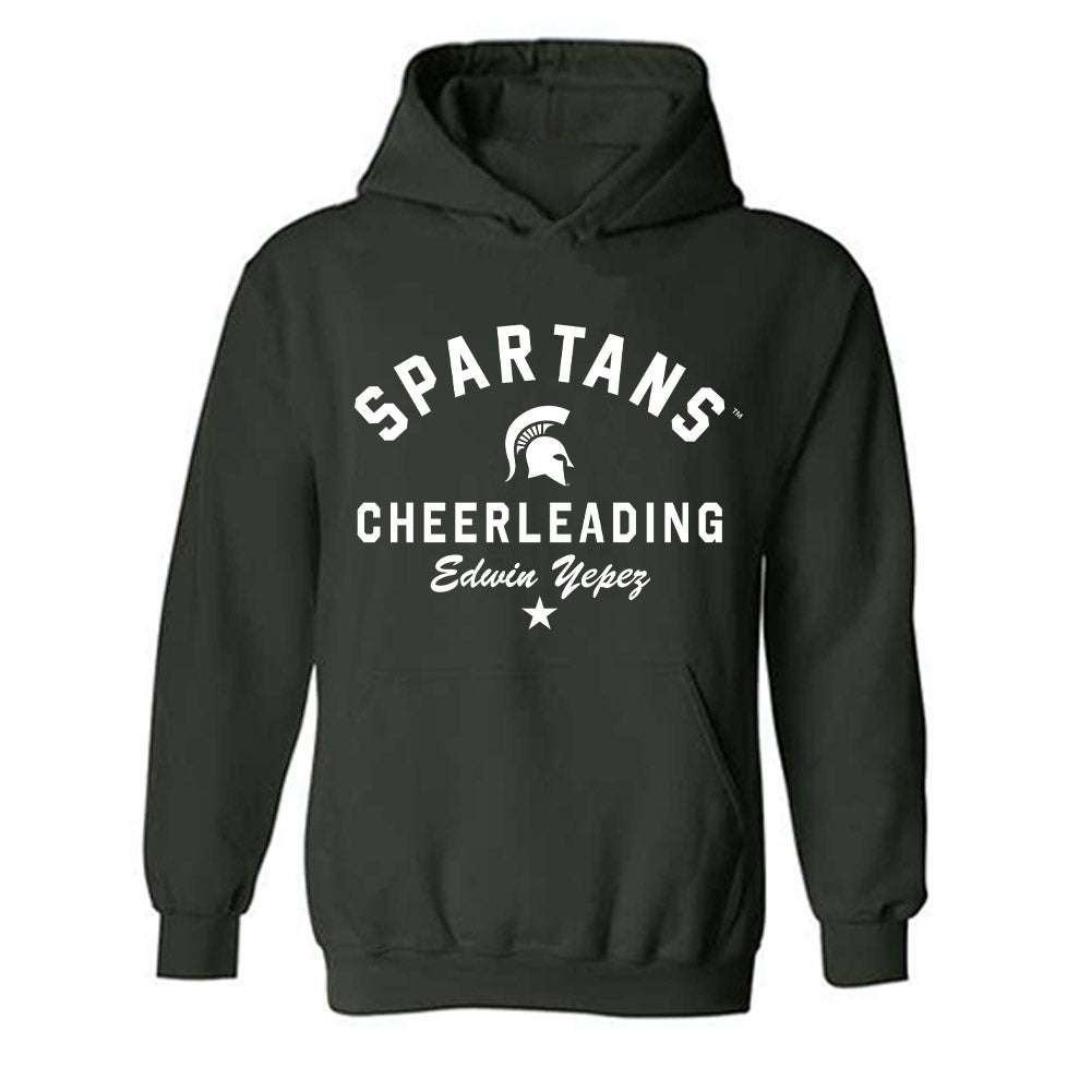Michigan State - NCAA Cheerleading : Edwin Yepez - Classic Shersey Hooded Sweatshirt-0