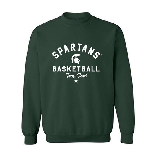Michigan State - NCAA Men's Basketball : Trey Fort - Classic Shersey Crewneck Sweatshirt-0