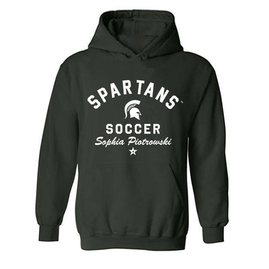 Michigan State - NCAA Women's Soccer : Sophia Piotrowski - Classic Shersey Hooded Sweatshirt-0