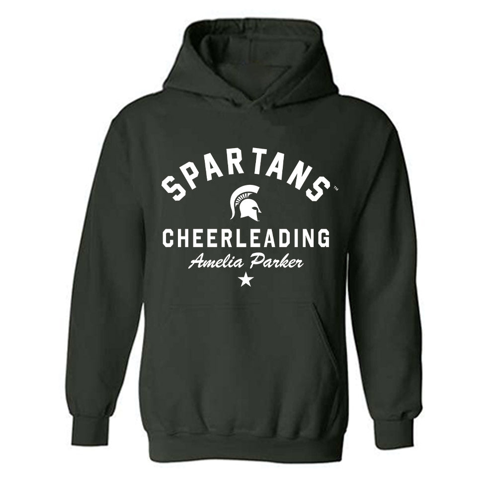 Michigan State - NCAA Cheerleading : Amelia Parker - Classic Shersey Hooded Sweatshirt-0