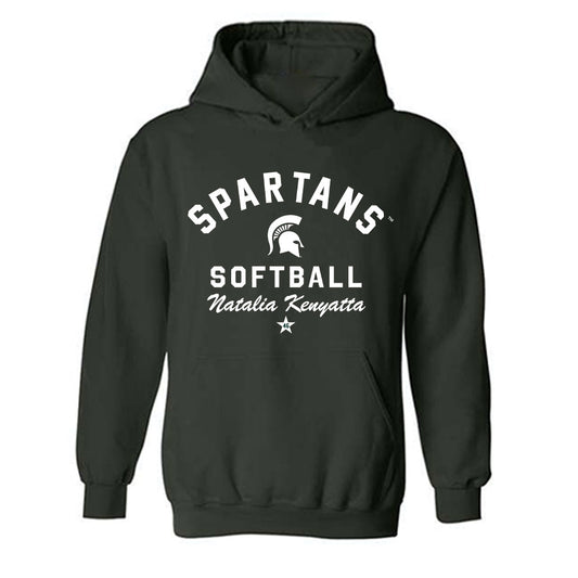 Michigan State - NCAA Softball : Natalia Kenyatta - Classic Shersey Hooded Sweatshirt-0