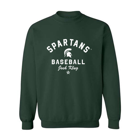 Michigan State - NCAA Baseball : Josh Klug - Classic Shersey Crewneck Sweatshirt-0