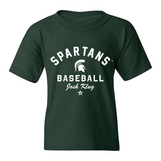 Michigan State - NCAA Baseball : Josh Klug - Classic Shersey Youth T-Shirt-0
