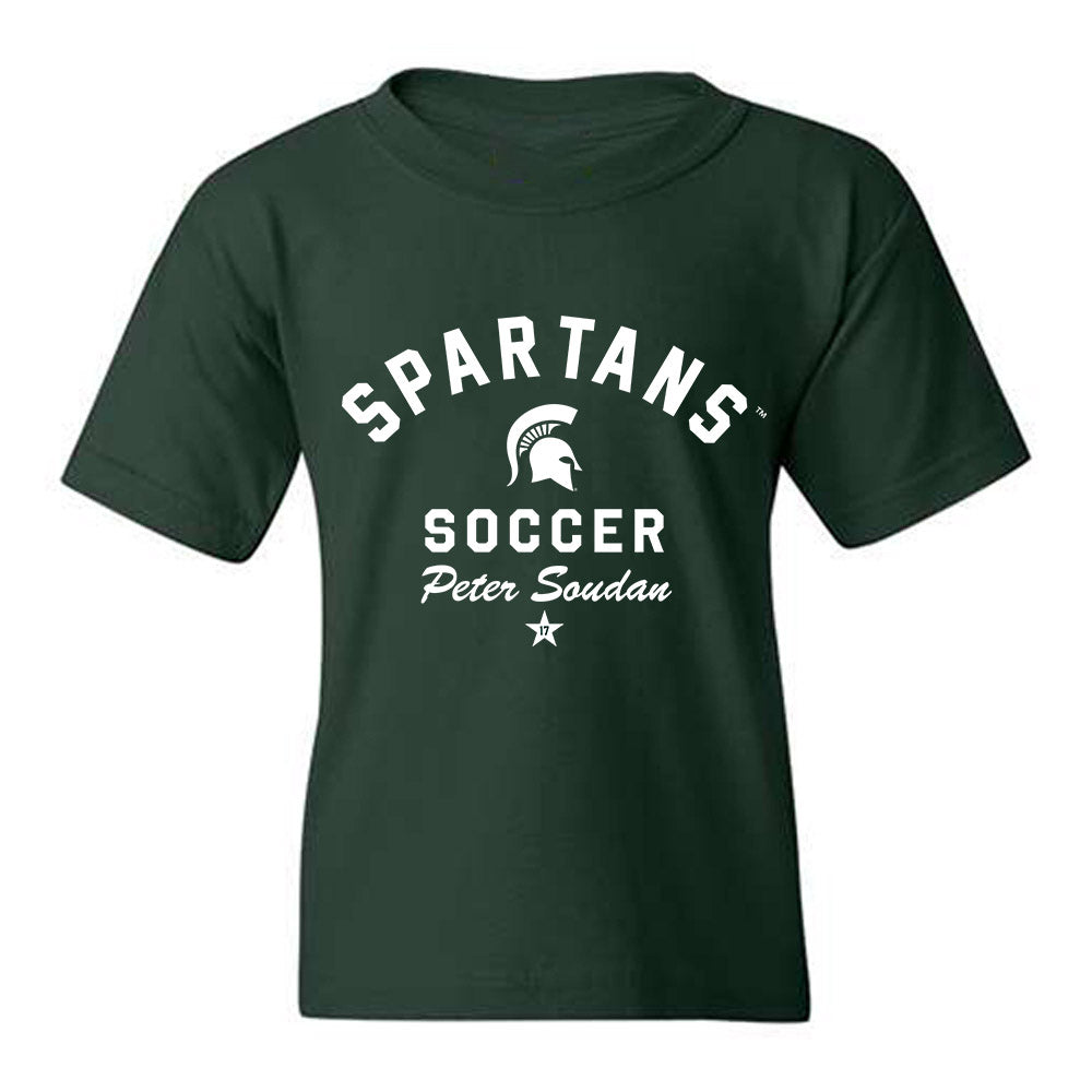 Michigan State - NCAA Men's Soccer : Peter Soudan - Classic Shersey Youth T-Shirt-1