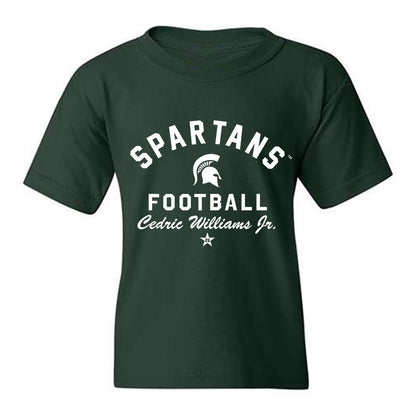 Michigan State - NCAA Football : Cedric Williams Jr. - Classic Shersey Youth T-Shirt-1